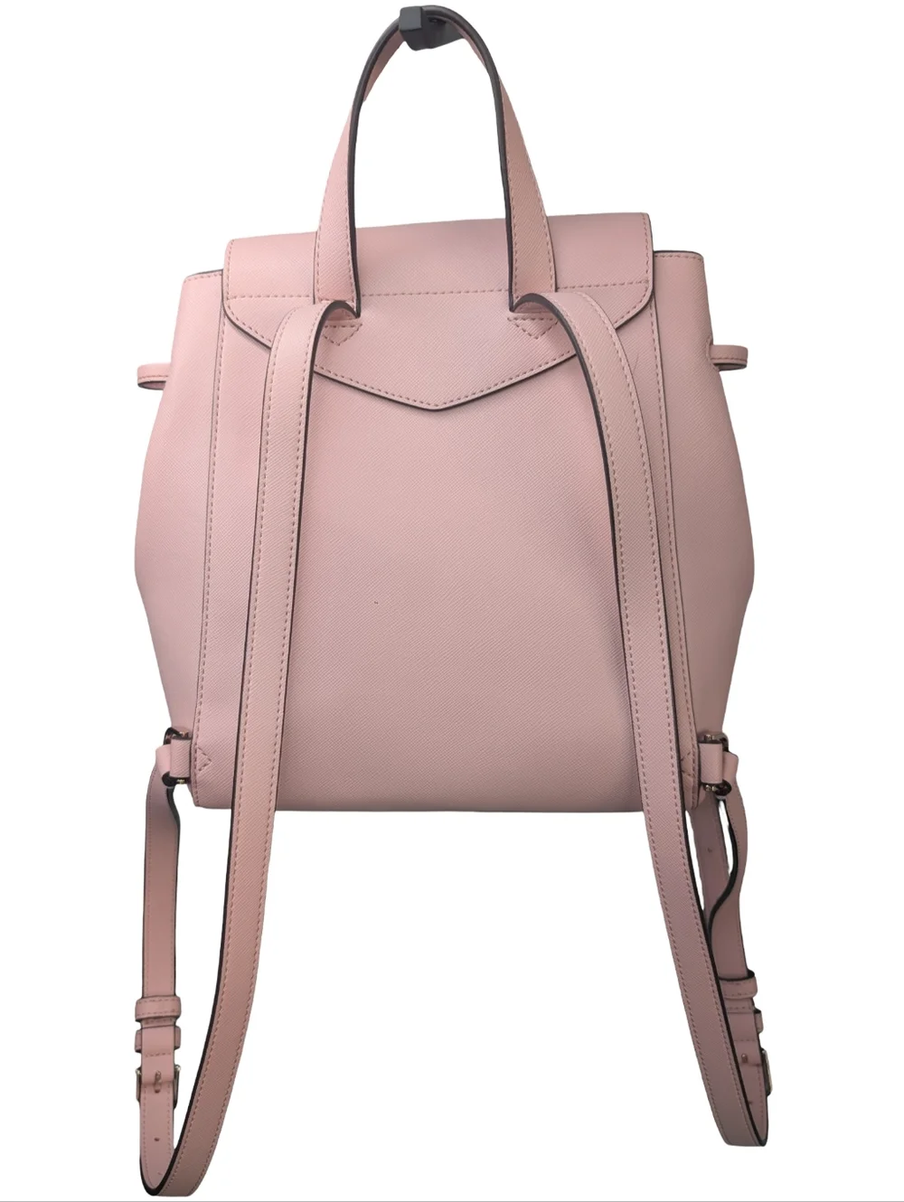 Kate Spade Lizzie Medium Saffiano Flap Backpack Blush